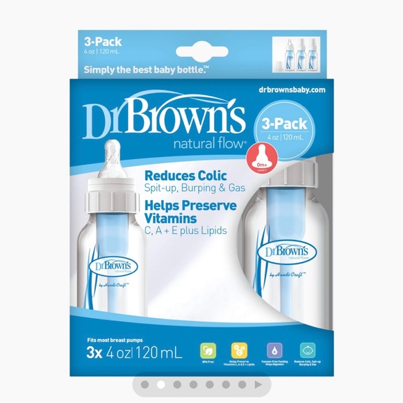 Dr. Brown’s Natural Flow Bottle: 3 bottles - Picture 3 of 5